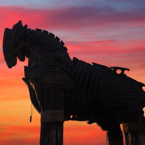 Il leggendario cavallo di Troia