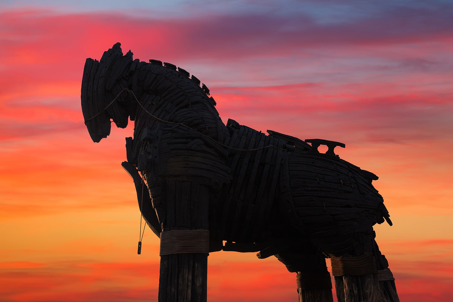 Il leggendario cavallo di Troia