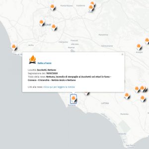Dove sono gli incendi in Italia