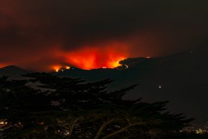California Fire, una nuova serie tv sugli eroi degli incendi della California: immagine dagli incendi californiani del 2020