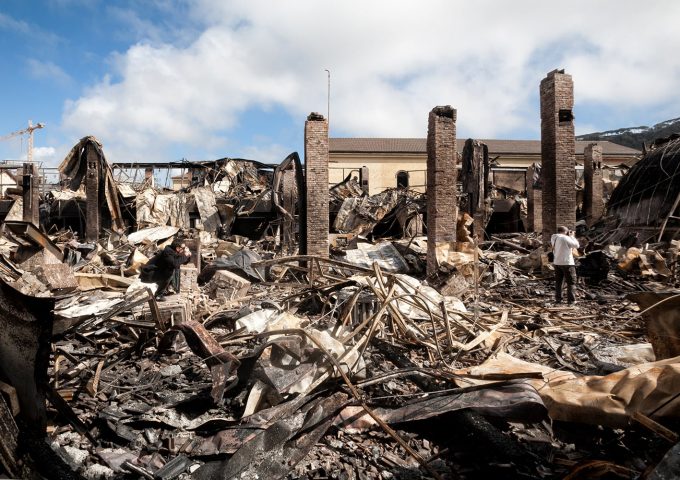 Incendio alla città della scienza di Napoli: i resti