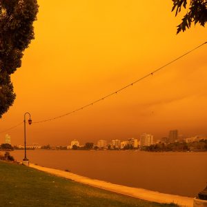 California Fire, una nuova serie tv sugli eroi degli incendi della California: immagine dagli incendi californiani del 2020