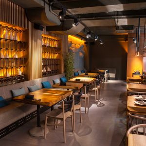 Vernici ignifughe per legno: ristorante