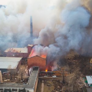 Utilizzo dei droni-pompiere