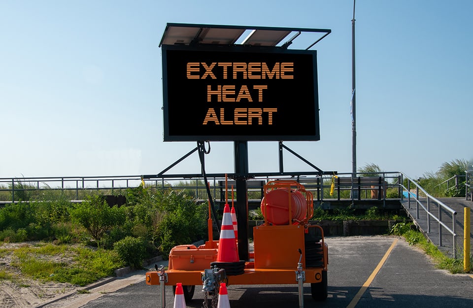 Una grande ondata di calore in Canada