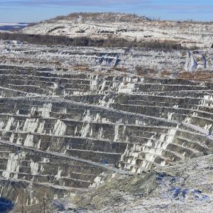 Una miniera di amianto nel Quebec, Canada