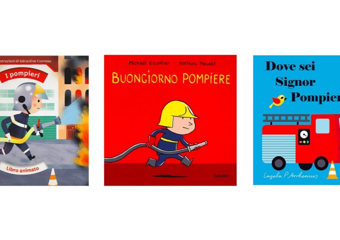 Tre libri per bambini sui pompieri