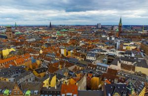 Vista dall'alto della città di Copenaghen