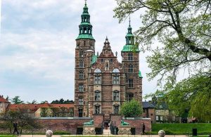 Vista dall'esterno di castello di Rosenborg, a Copenaghen