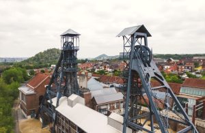Ciò che rimane oggi della miniera di Bois du Cazier, a Marcinelle