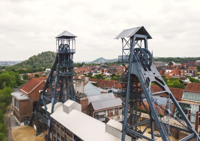 Ciò che rimane oggi della miniera di Bois du Cazier, a Marcinelle