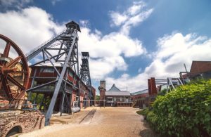 Ciò che rimane oggi della miniera di Bois du Cazier, a Marcinelle