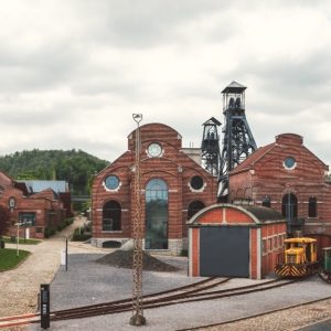 Ciò che rimane oggi della miniera di Bois du Cazier, a Marcinelle